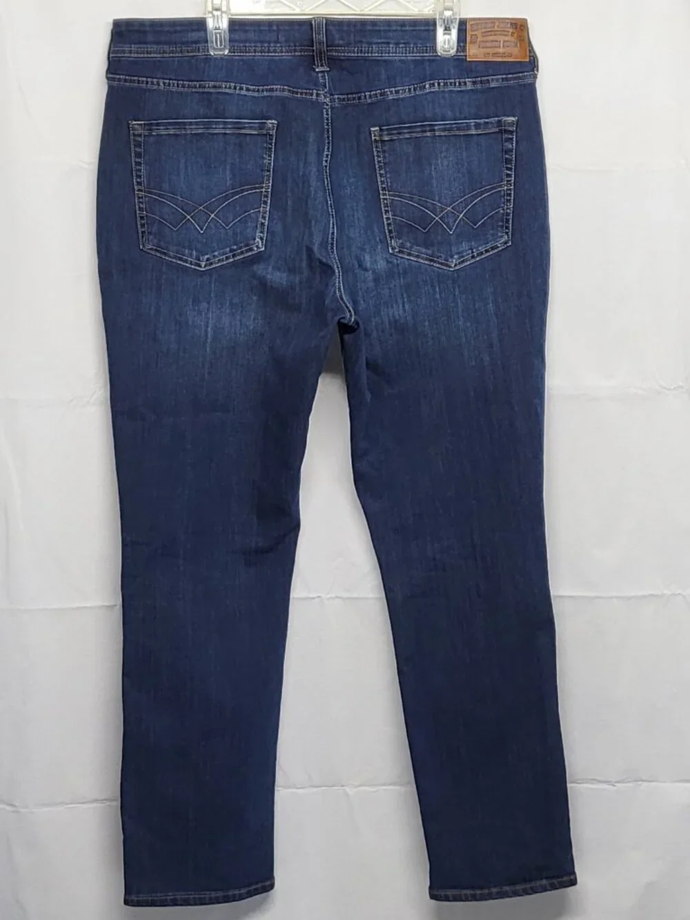 Seven7 Jeans Mens 38 X 32 Slim Straight Fit Premium Denim Pants Blue